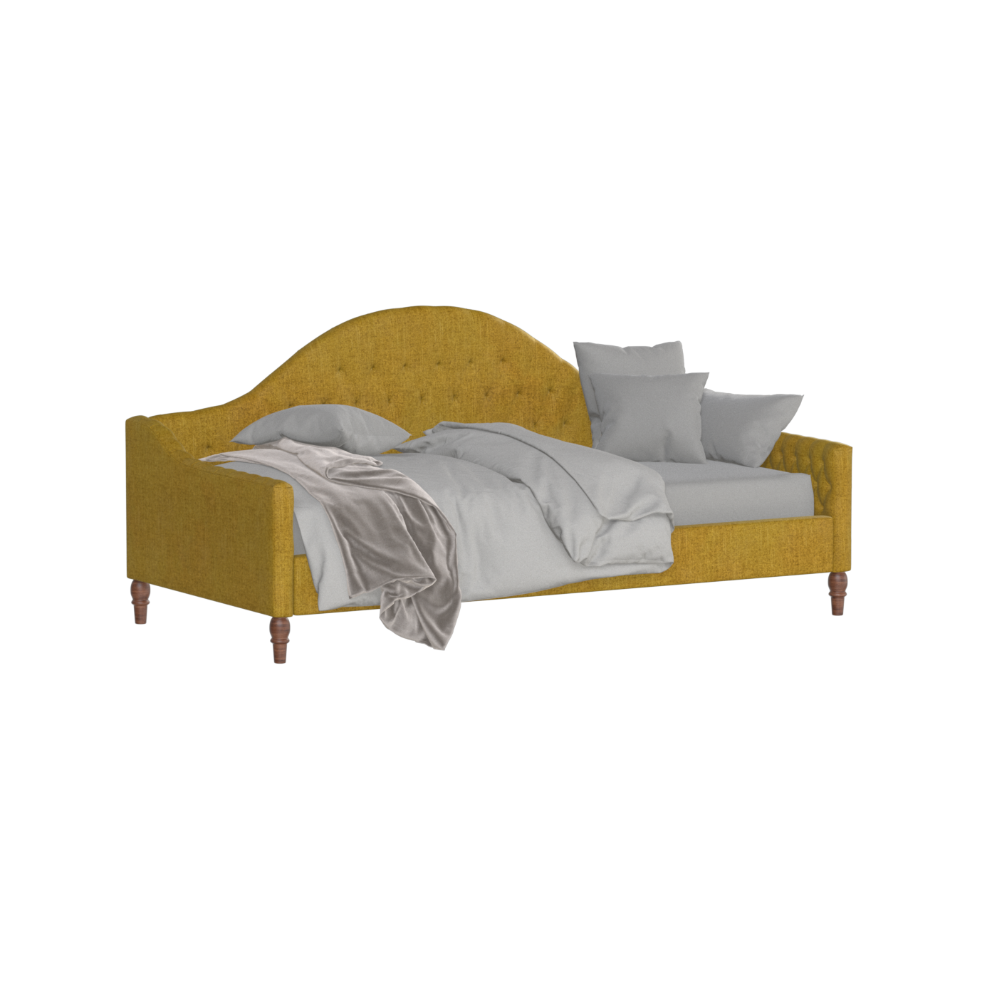 Lit de repos Elise aux courbes élégantes et au confort polyvalent