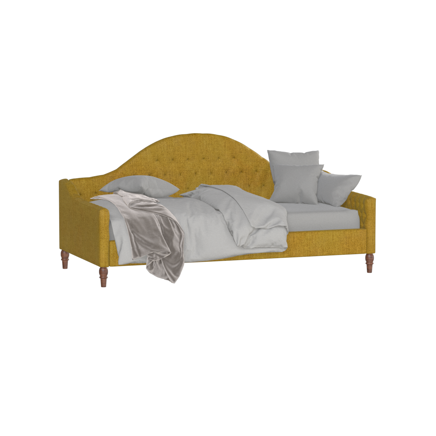 Lit de repos Elise aux courbes élégantes et au confort polyvalent