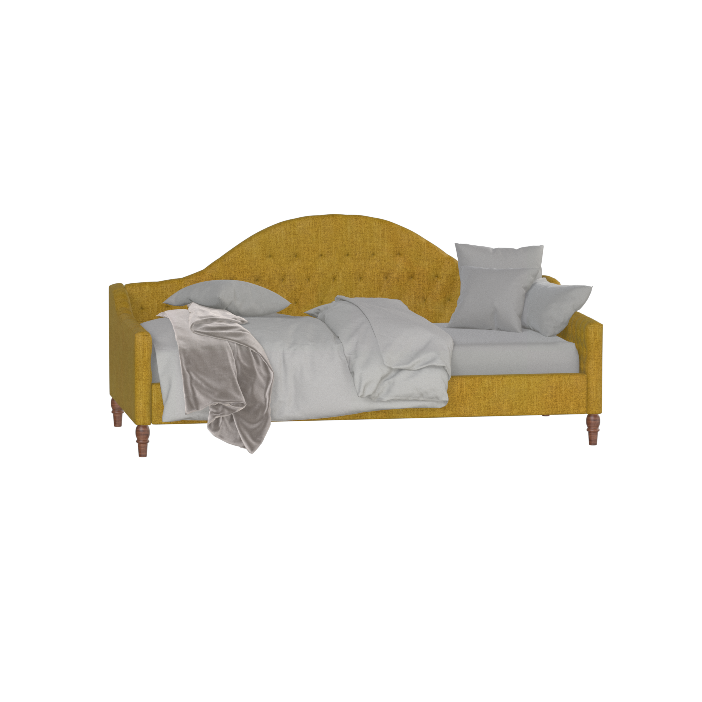 Lit de repos Elise aux courbes élégantes et au confort polyvalent