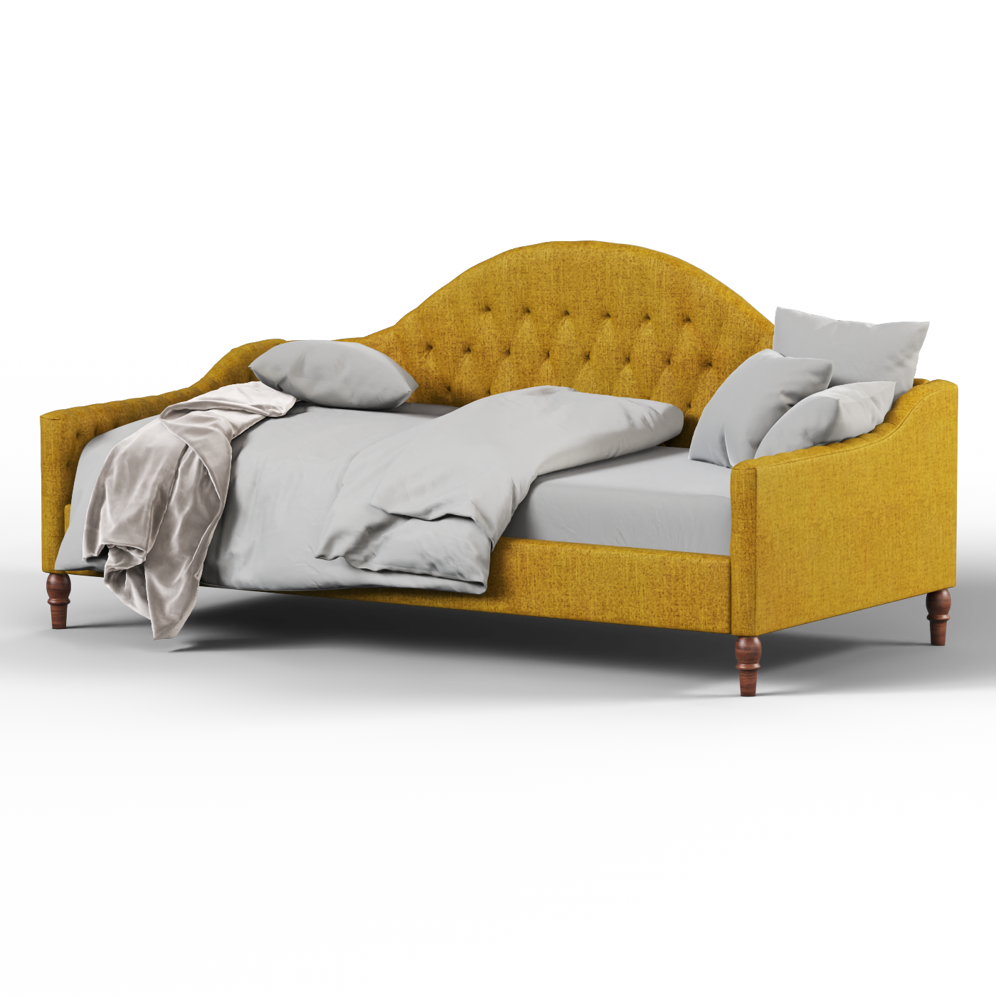 Lit de repos Elise aux courbes élégantes et au confort polyvalent