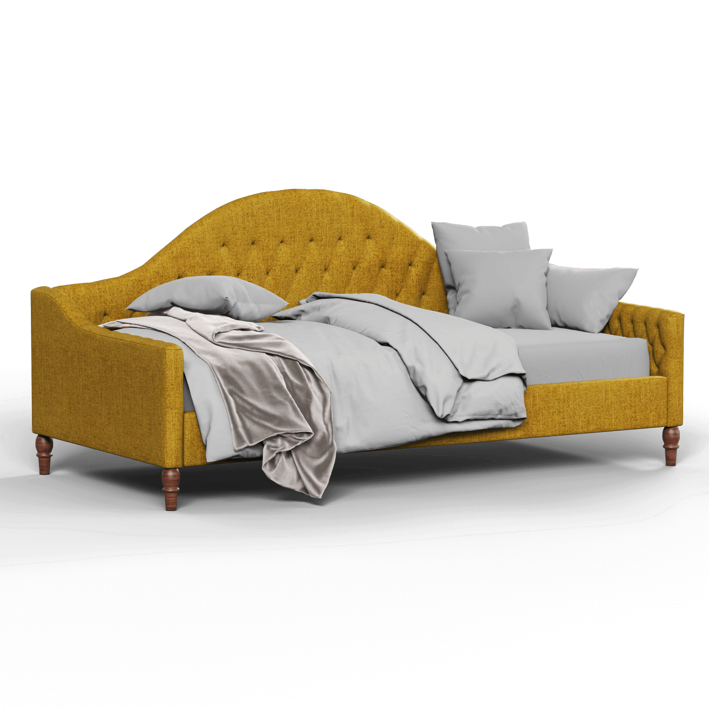 Lit de repos Elise aux courbes élégantes et au confort polyvalent