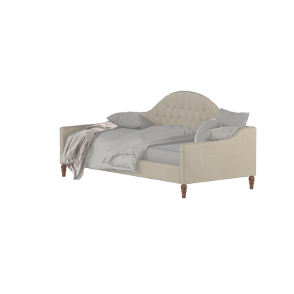 Lit de repos Elise aux courbes élégantes et au confort polyvalent