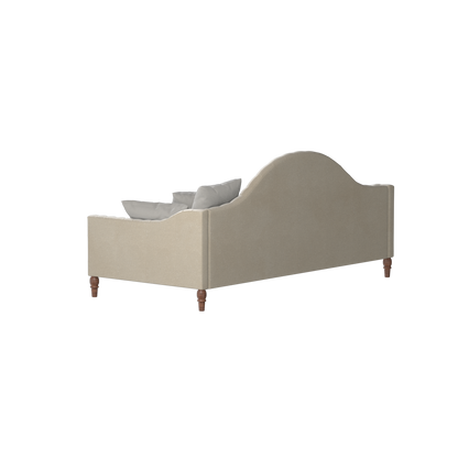 Lit de repos Elise aux courbes élégantes et au confort polyvalent