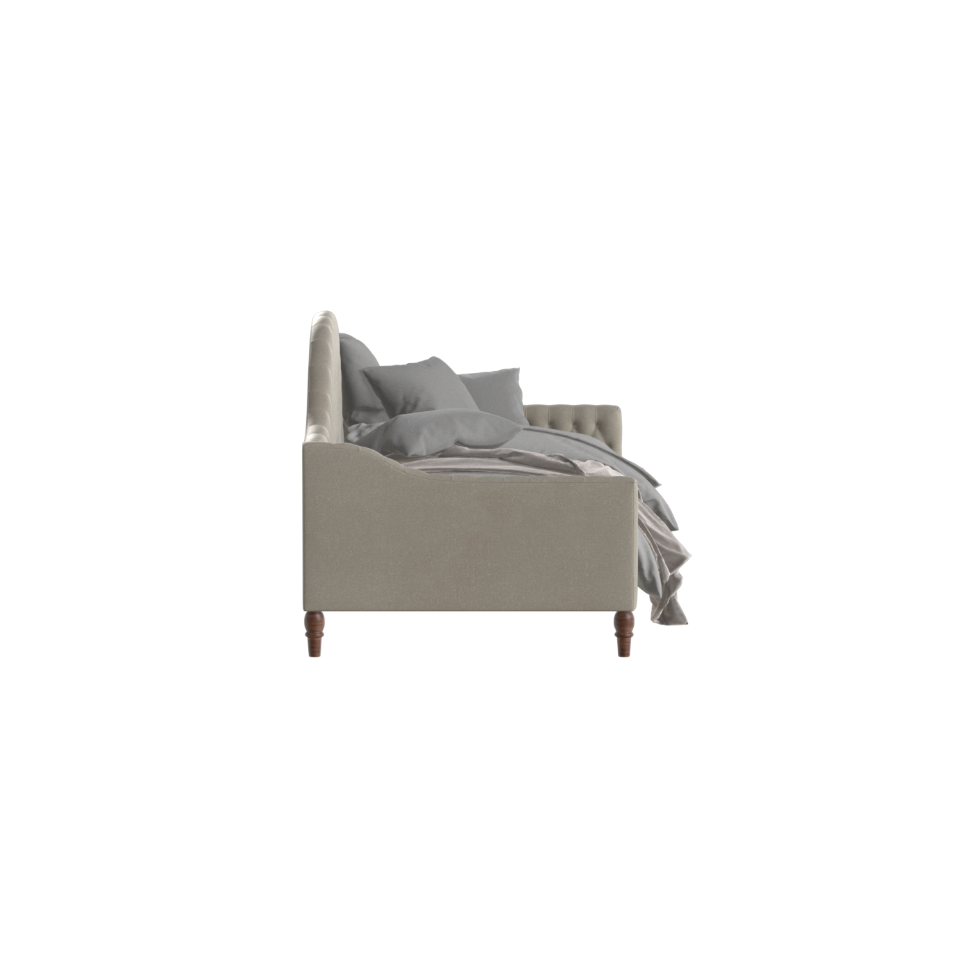 Lit de repos Elise aux courbes élégantes et au confort polyvalent
