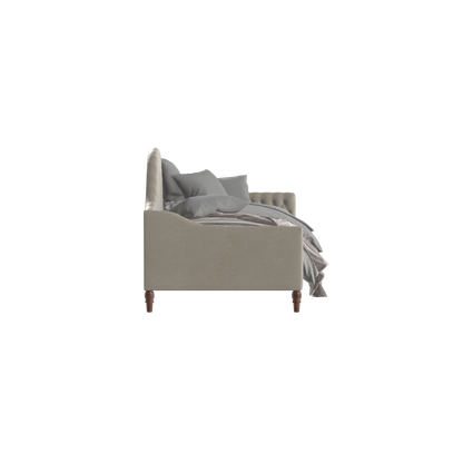 Lit de repos Elise aux courbes élégantes et au confort polyvalent