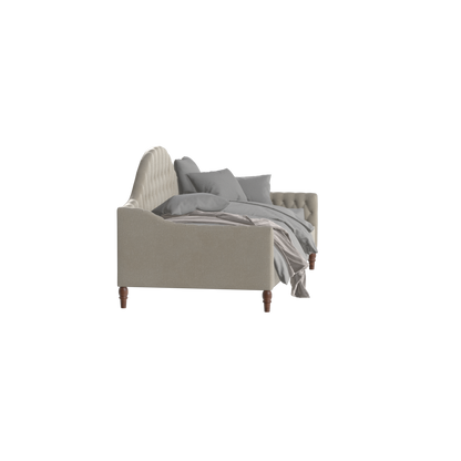 Lit de repos Elise aux courbes élégantes et au confort polyvalent