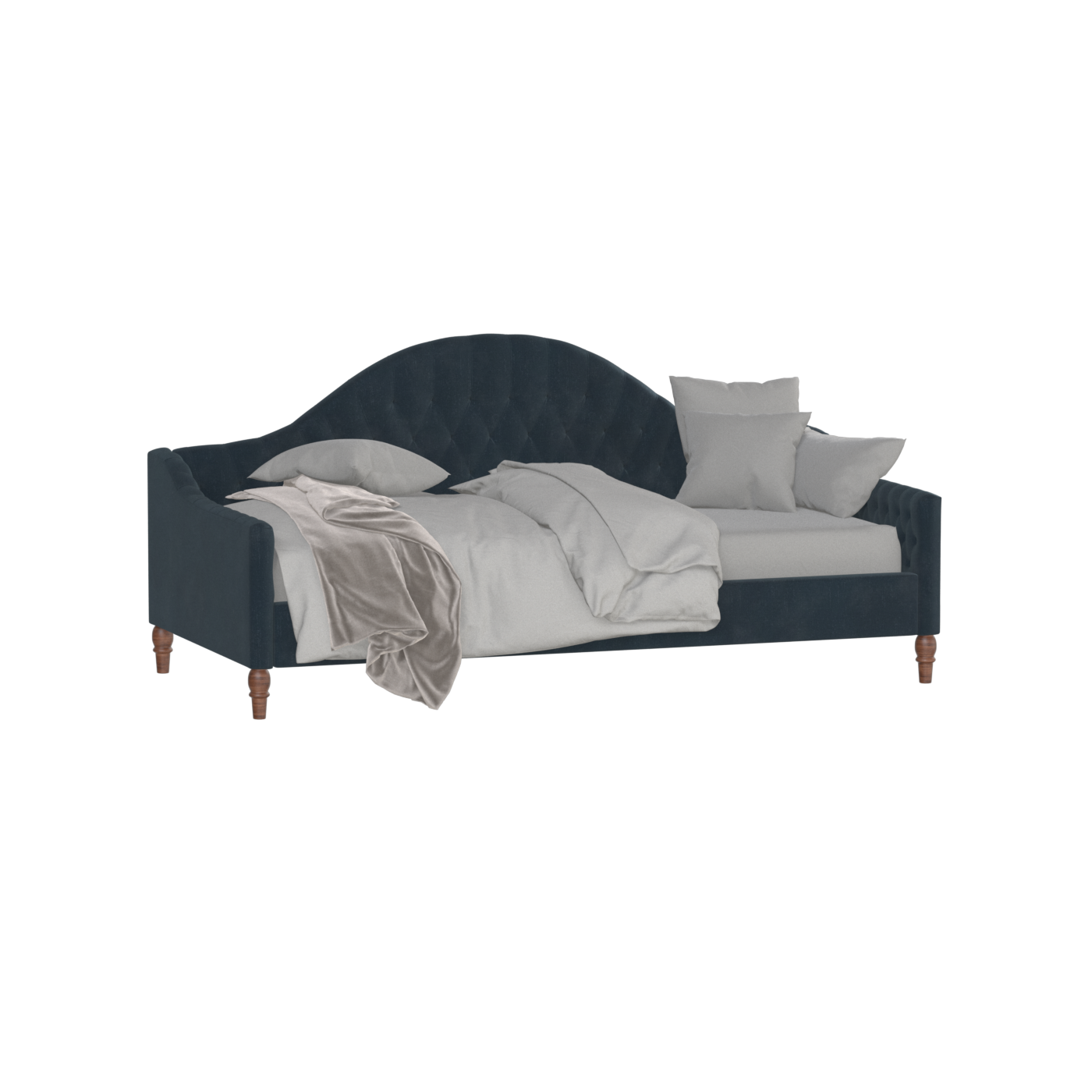Lit de repos Elise aux courbes élégantes et au confort polyvalent