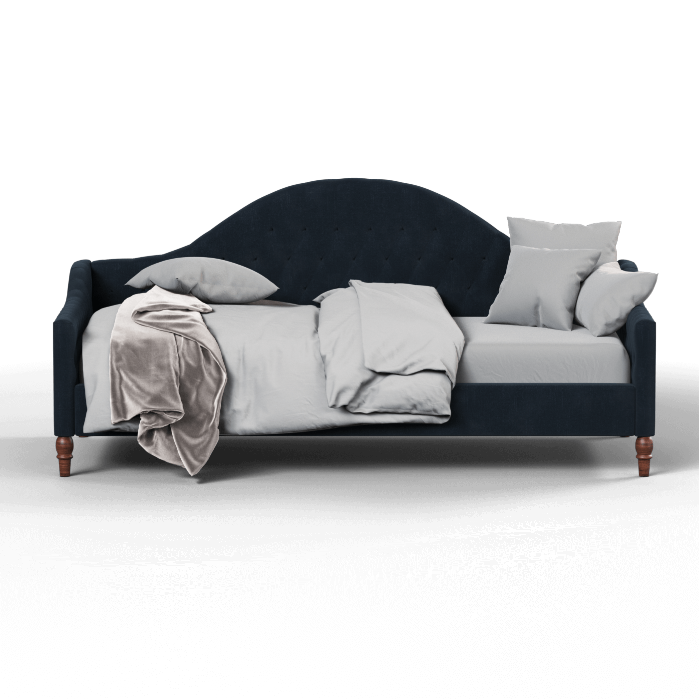 Lit de repos Elise aux courbes élégantes et au confort polyvalent