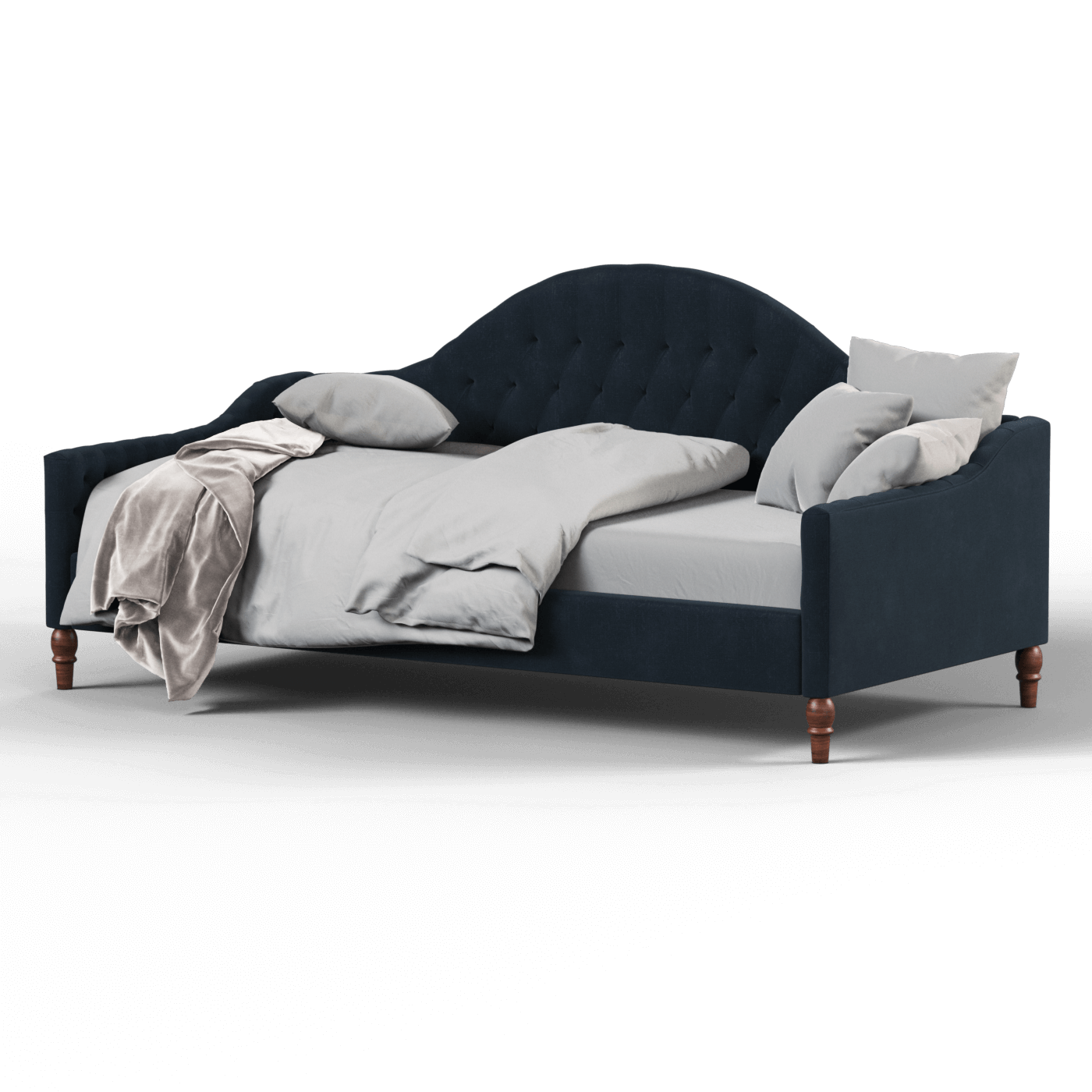 Lit de repos Elise aux courbes élégantes et au confort polyvalent