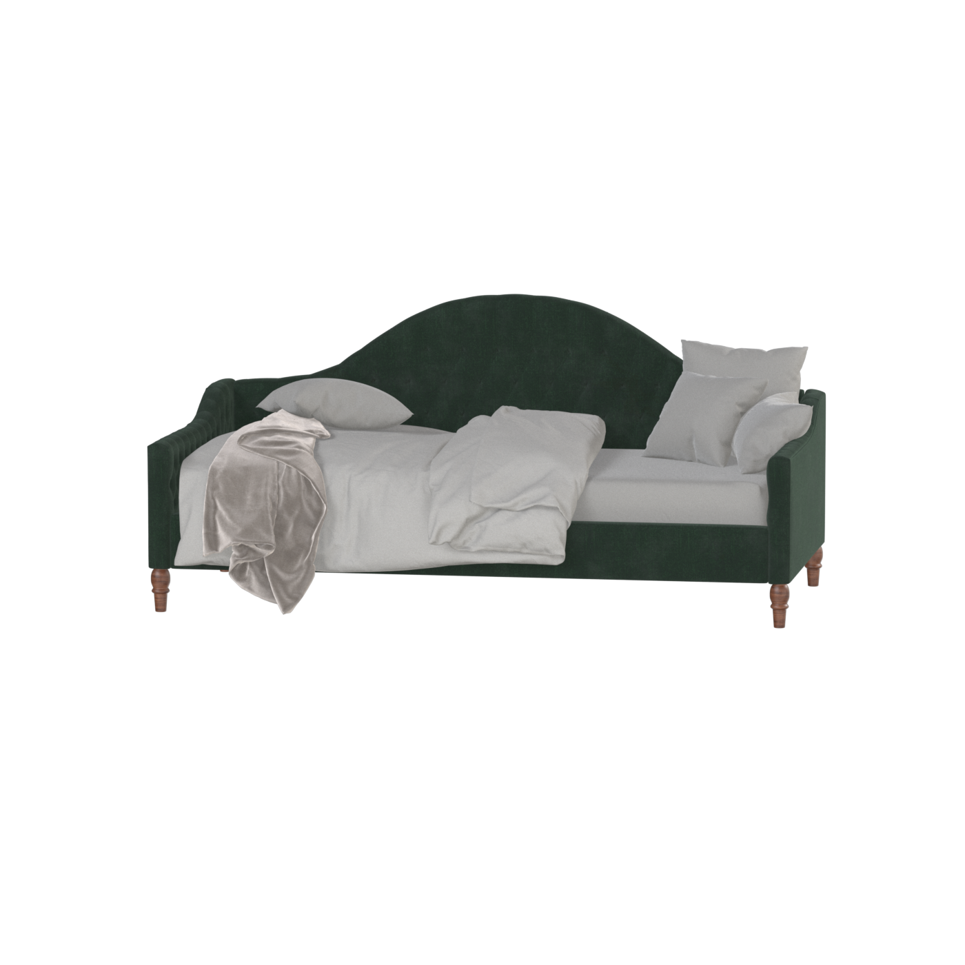 Lit de repos Elise aux courbes élégantes et au confort polyvalent