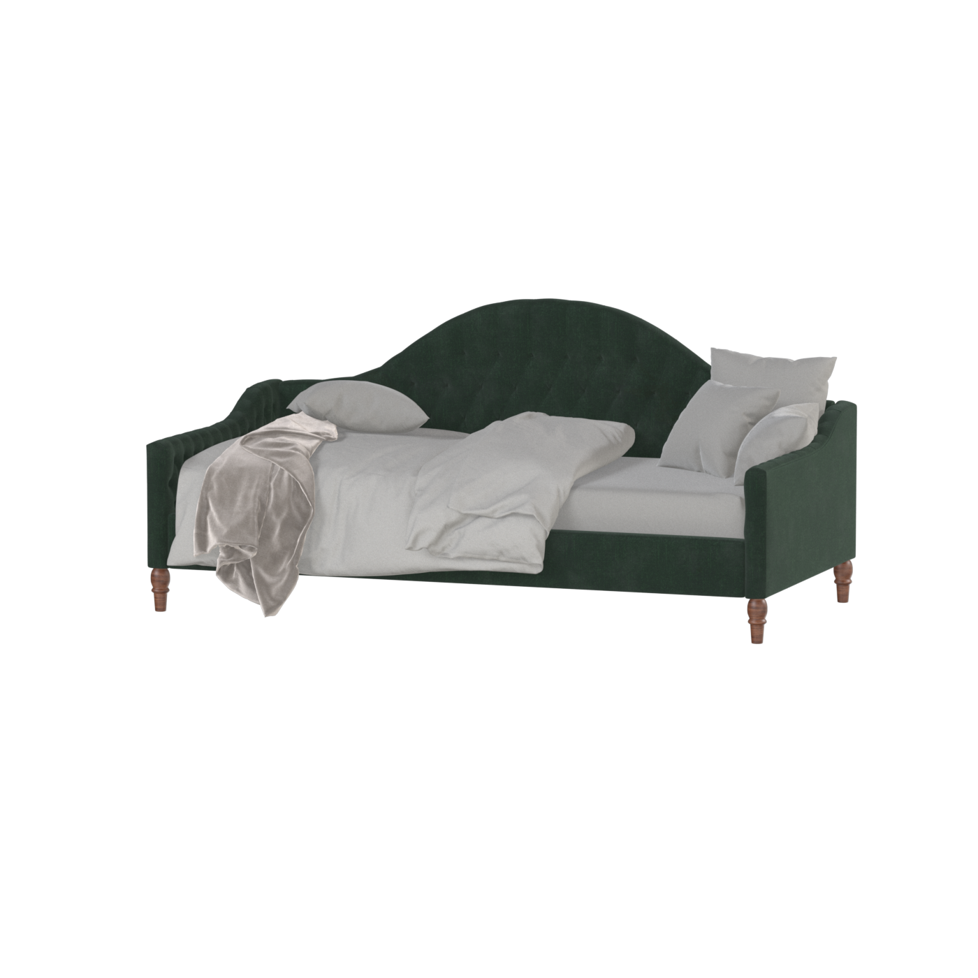 Lit de repos Elise aux courbes élégantes et au confort polyvalent