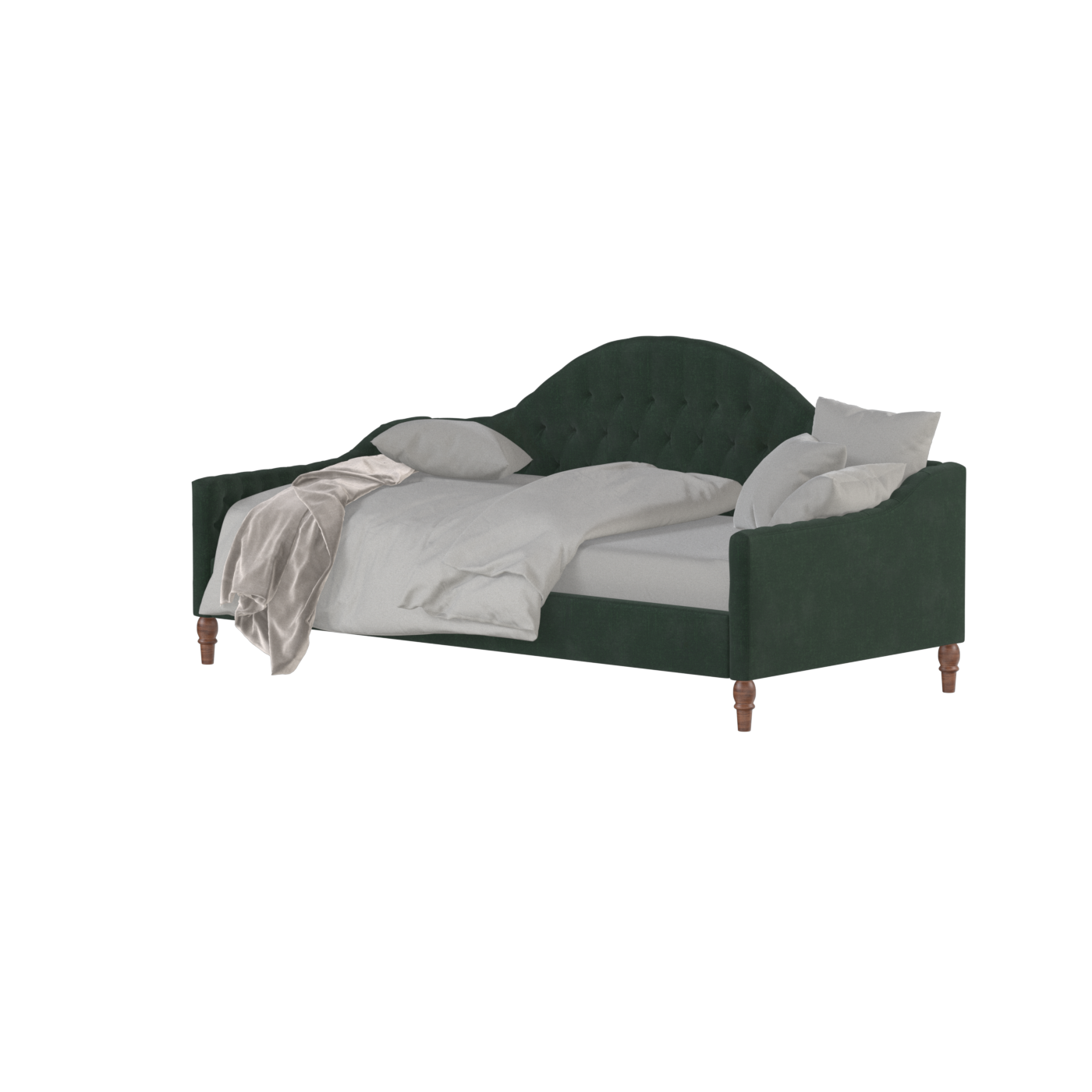 Lit de repos Elise aux courbes élégantes et au confort polyvalent