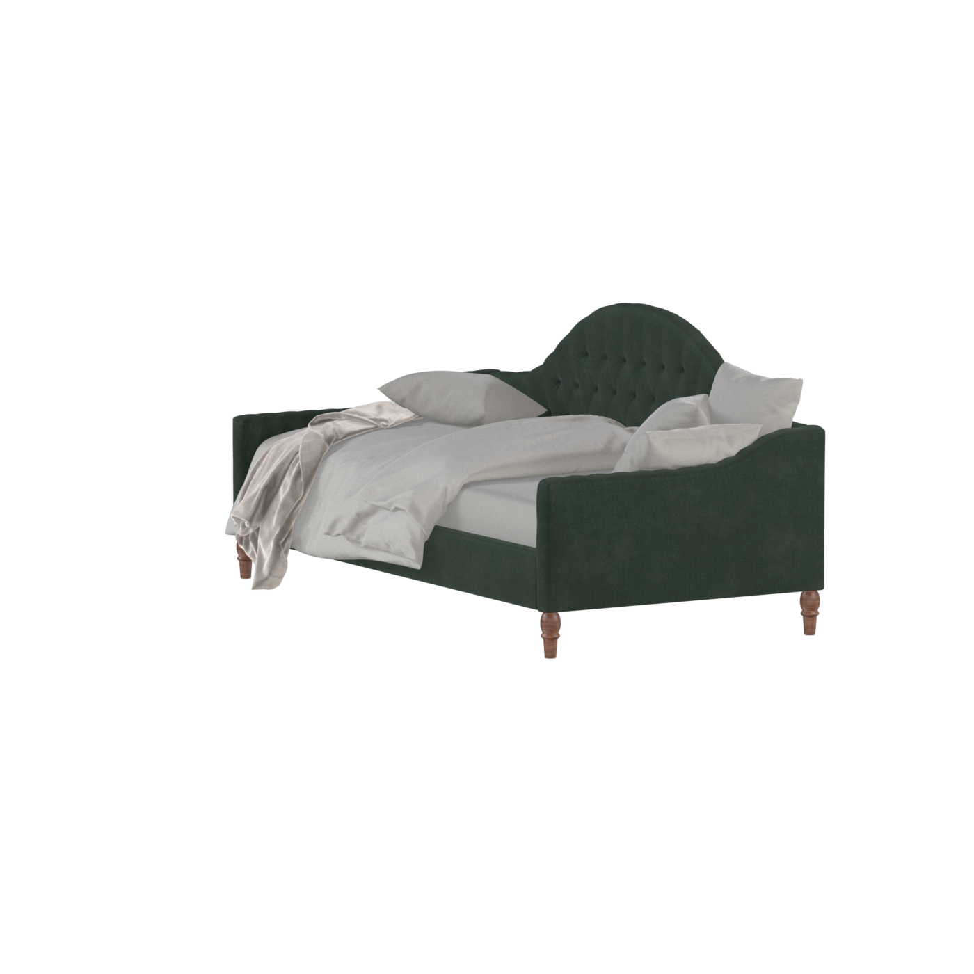 Lit de repos Elise aux courbes élégantes et au confort polyvalent