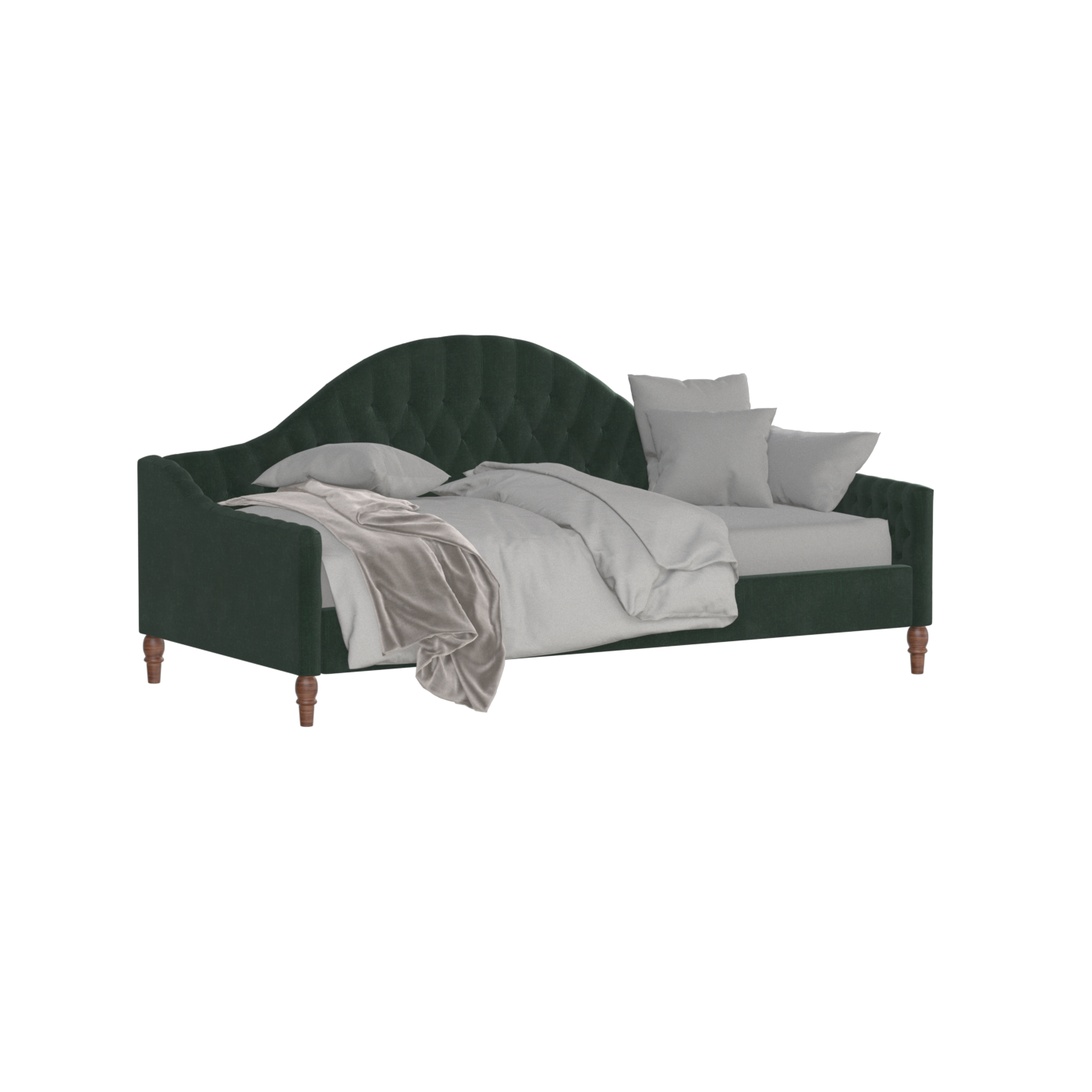 Lit de repos Elise aux courbes élégantes et au confort polyvalent