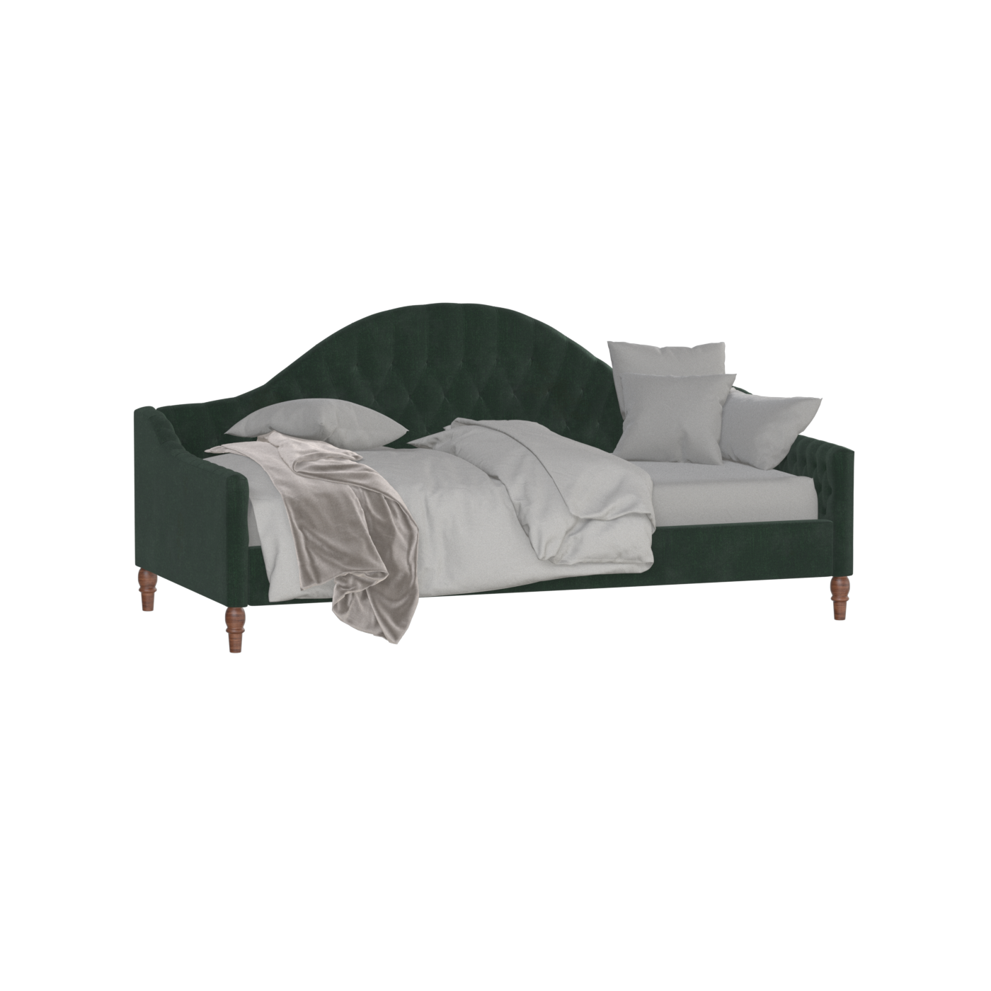 Lit de repos Elise aux courbes élégantes et au confort polyvalent