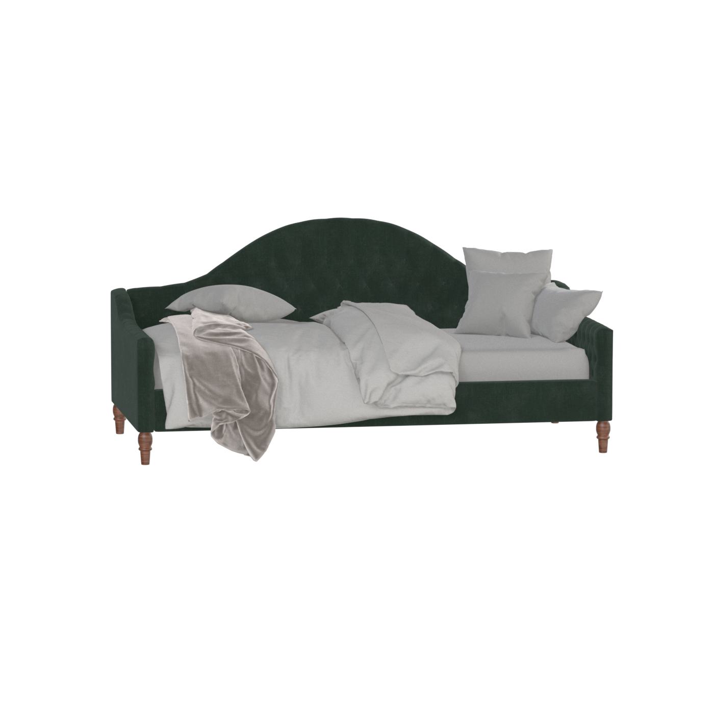 Lit de repos Elise aux courbes élégantes et au confort polyvalent