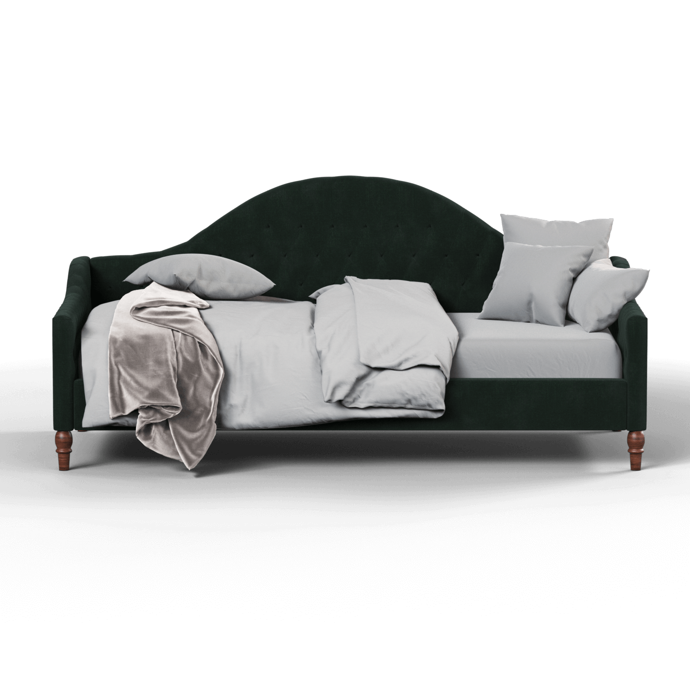 Lit de repos Elise aux courbes élégantes et au confort polyvalent