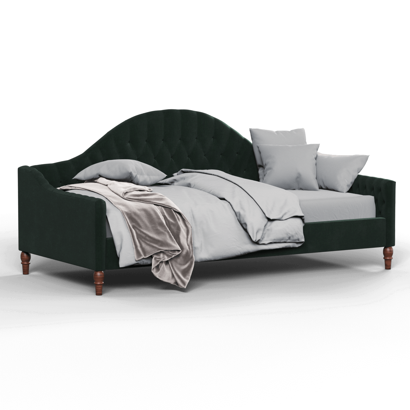 Lit de repos Elise aux courbes élégantes et au confort polyvalent