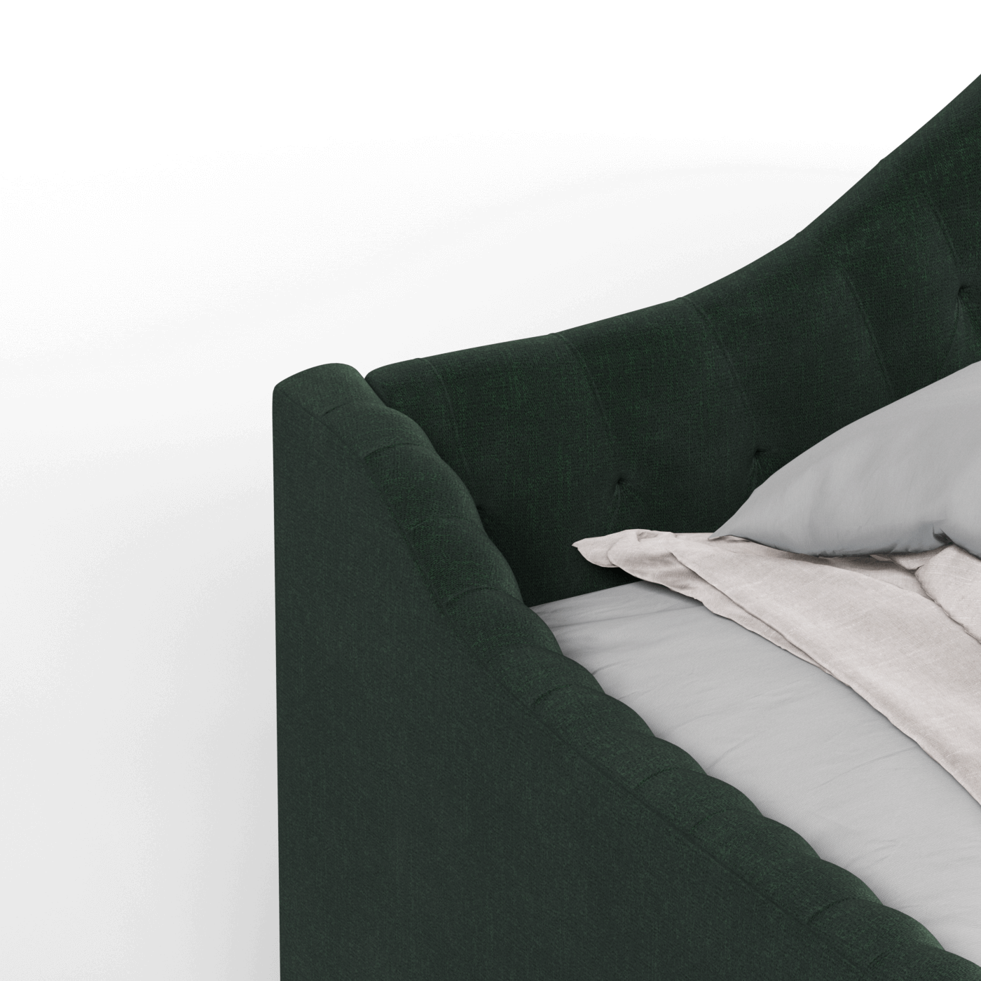 Lit de repos Elise aux courbes élégantes et au confort polyvalent