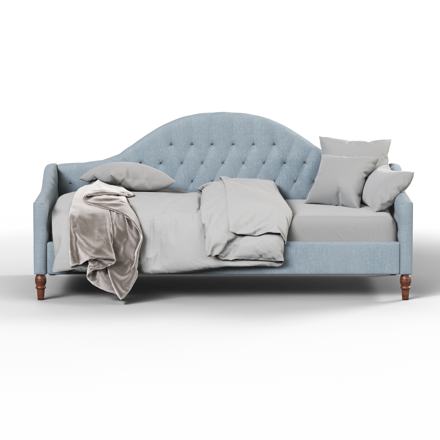 Lit de repos Elise aux courbes élégantes et au confort polyvalent