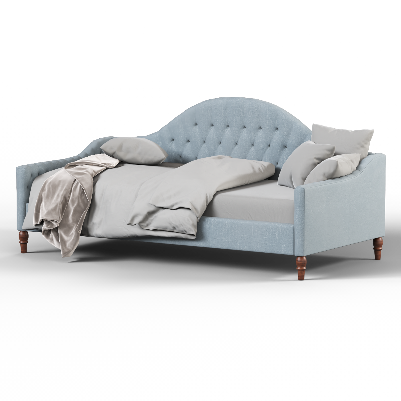 Lit de repos Elise aux courbes élégantes et au confort polyvalent