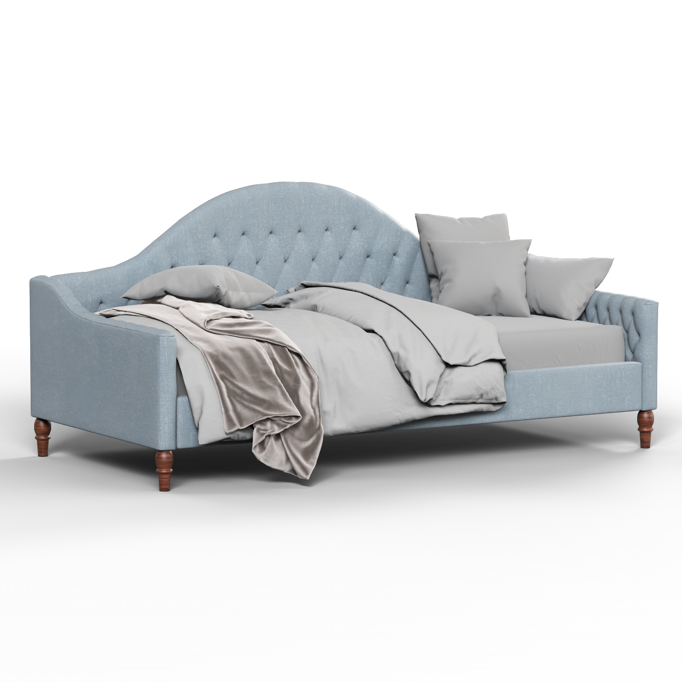 Lit de repos Elise aux courbes élégantes et au confort polyvalent