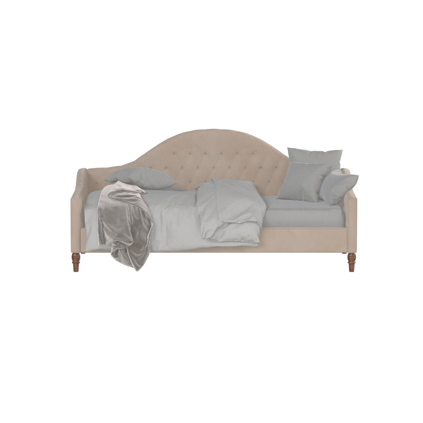 Elise Daybed with Elegant Curves and Versatile Comfort