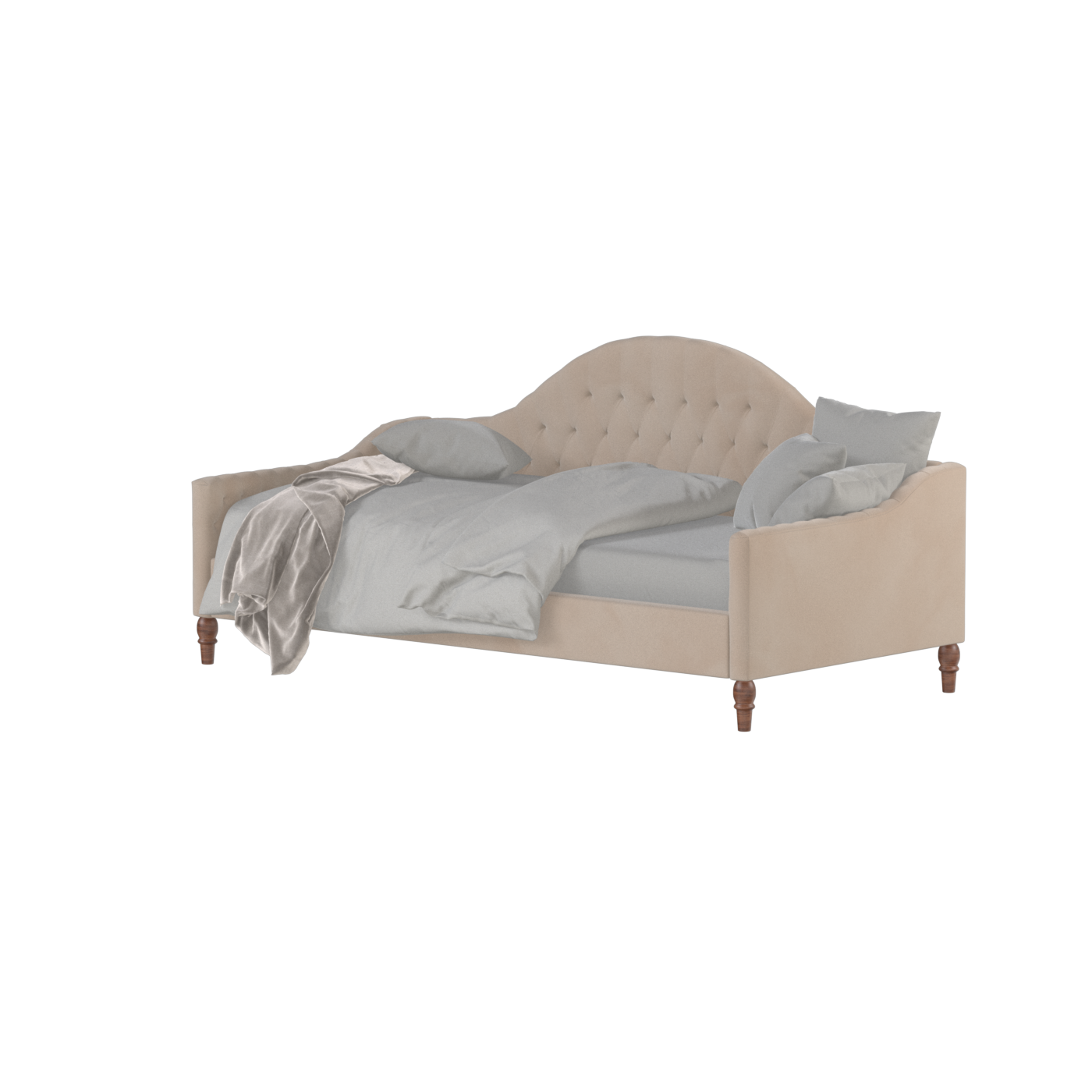 Elise Daybed with Elegant Curves and Versatile Comfort