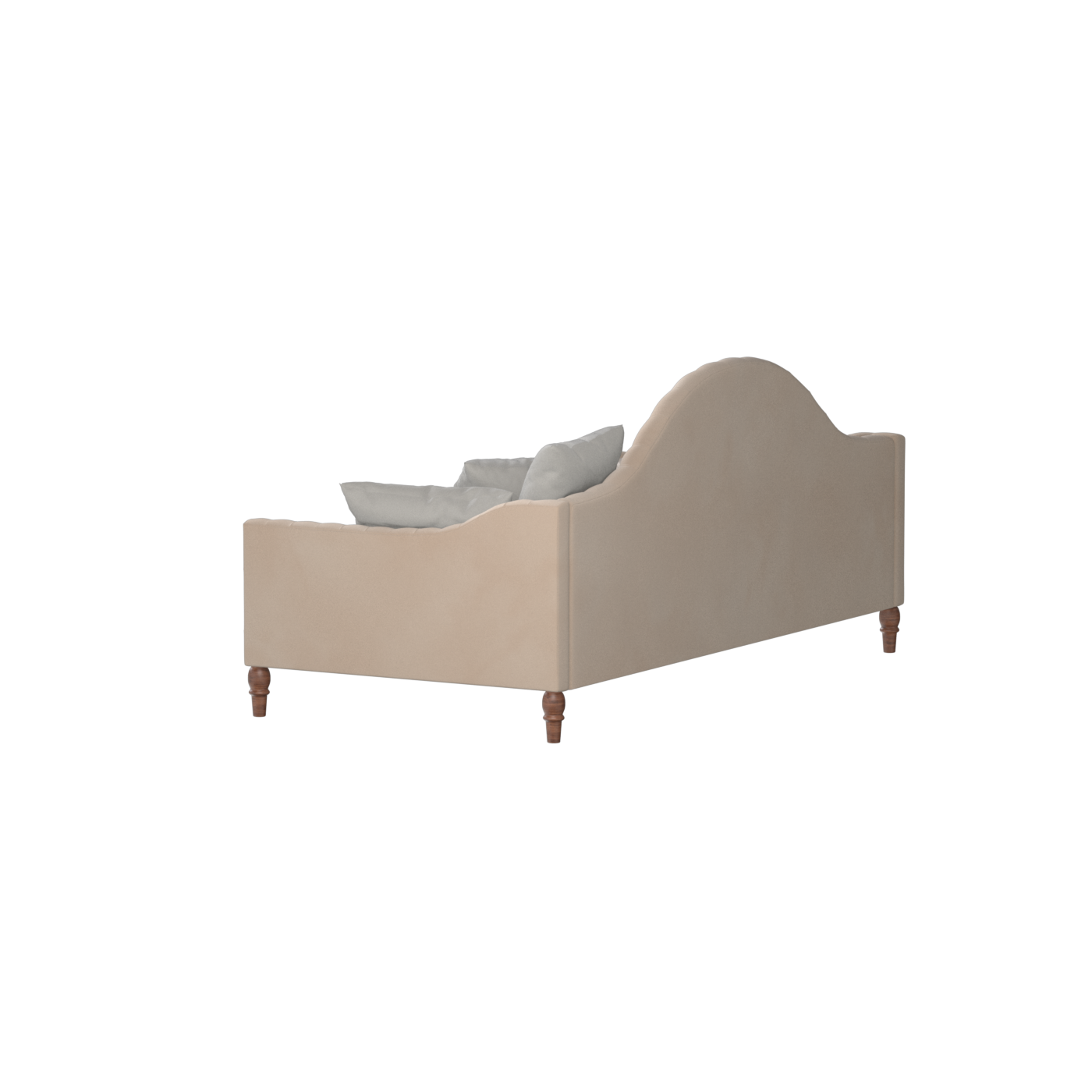 Elise Daybed with Elegant Curves and Versatile Comfort