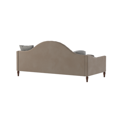 Elise Daybed with Elegant Curves and Versatile Comfort