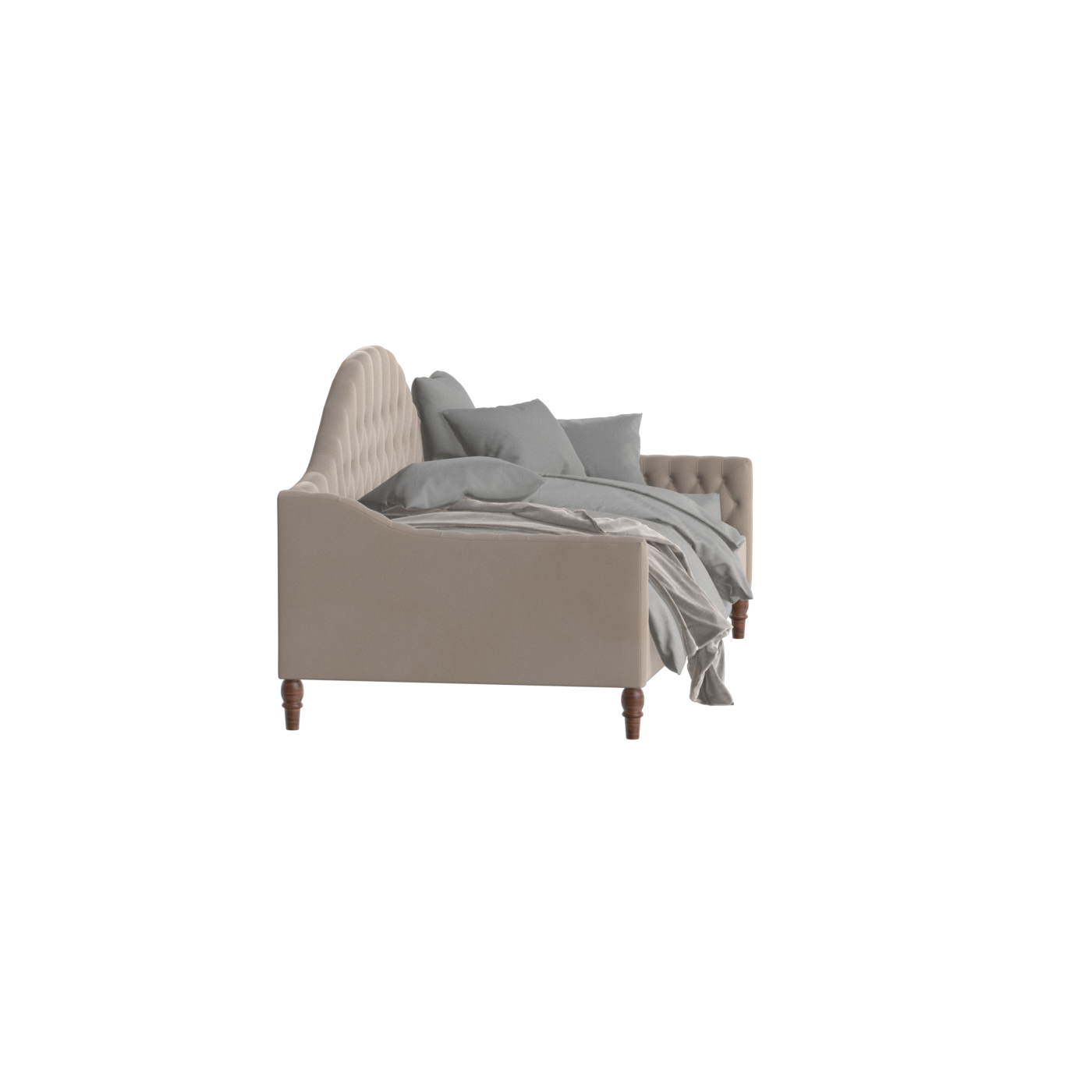 Elise Daybed with Elegant Curves and Versatile Comfort
