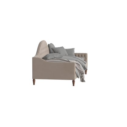 Elise Daybed with Elegant Curves and Versatile Comfort