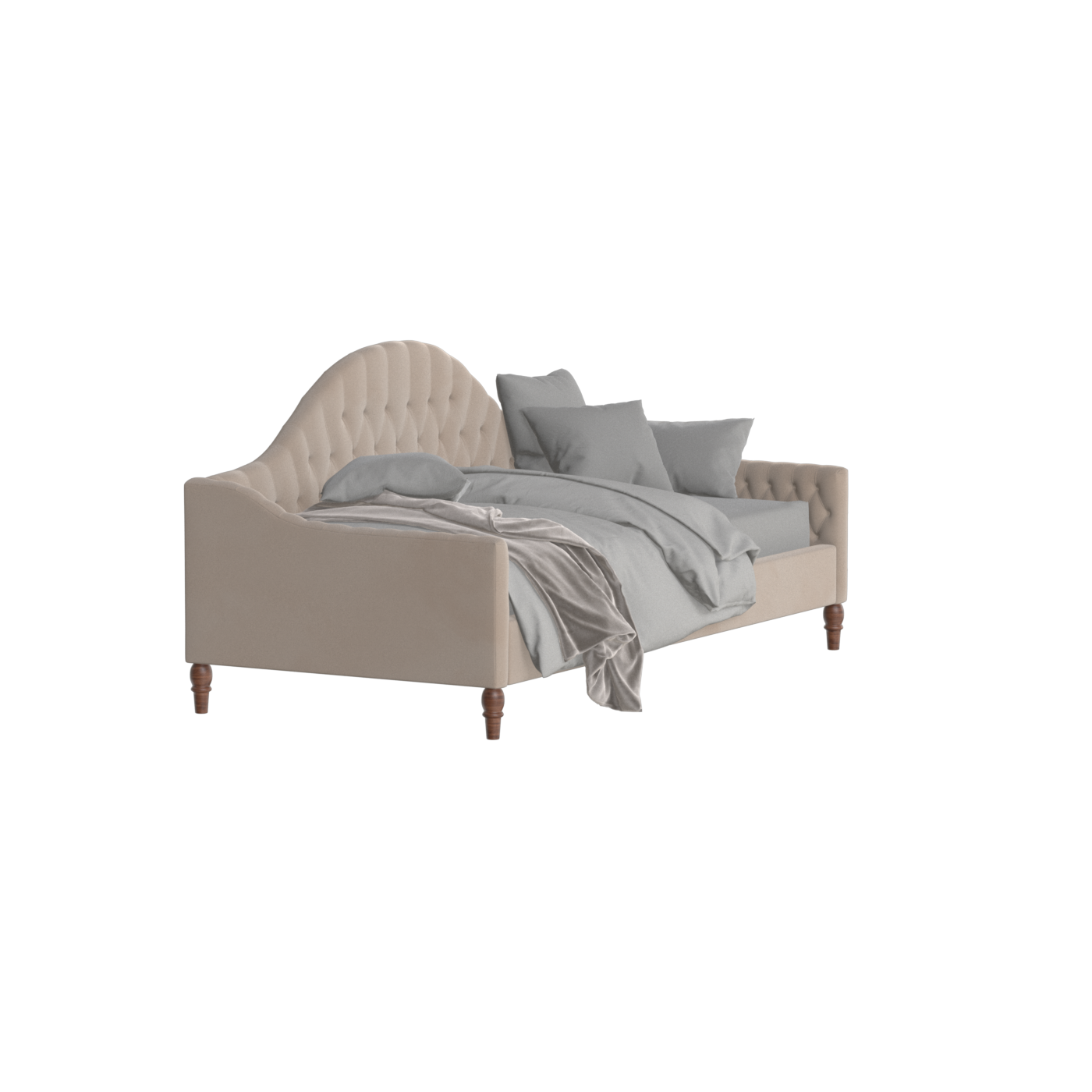 Elise Daybed with Elegant Curves and Versatile Comfort