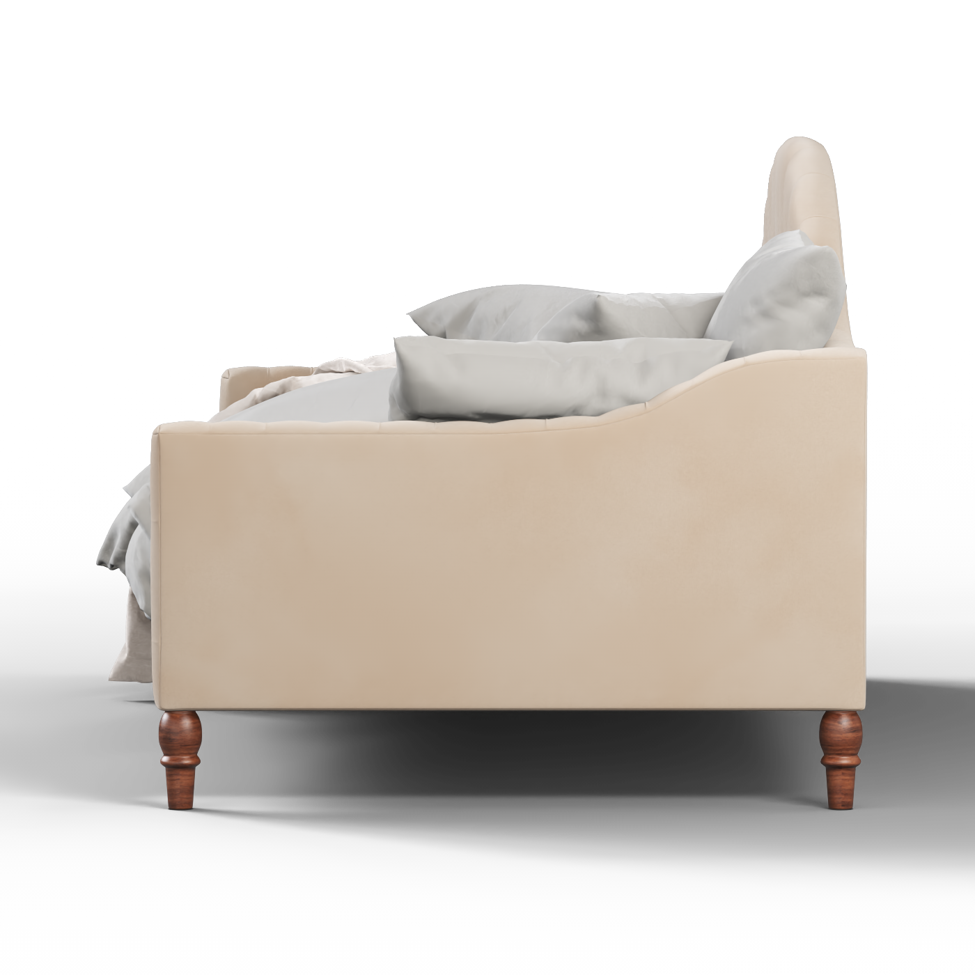 Elise Daybed with Elegant Curves and Versatile Comfort