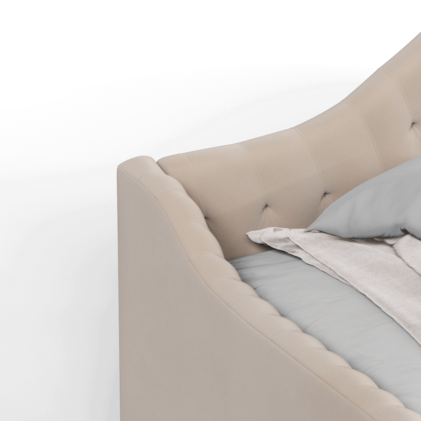 Elise Daybed with Elegant Curves and Versatile Comfort