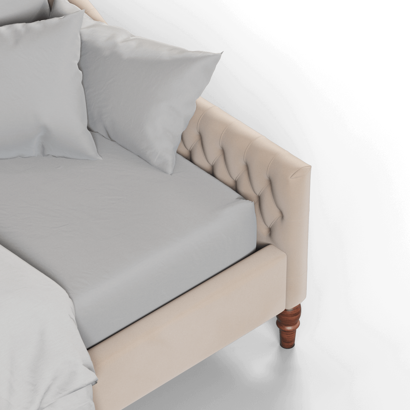 Elise Daybed with Elegant Curves and Versatile Comfort
