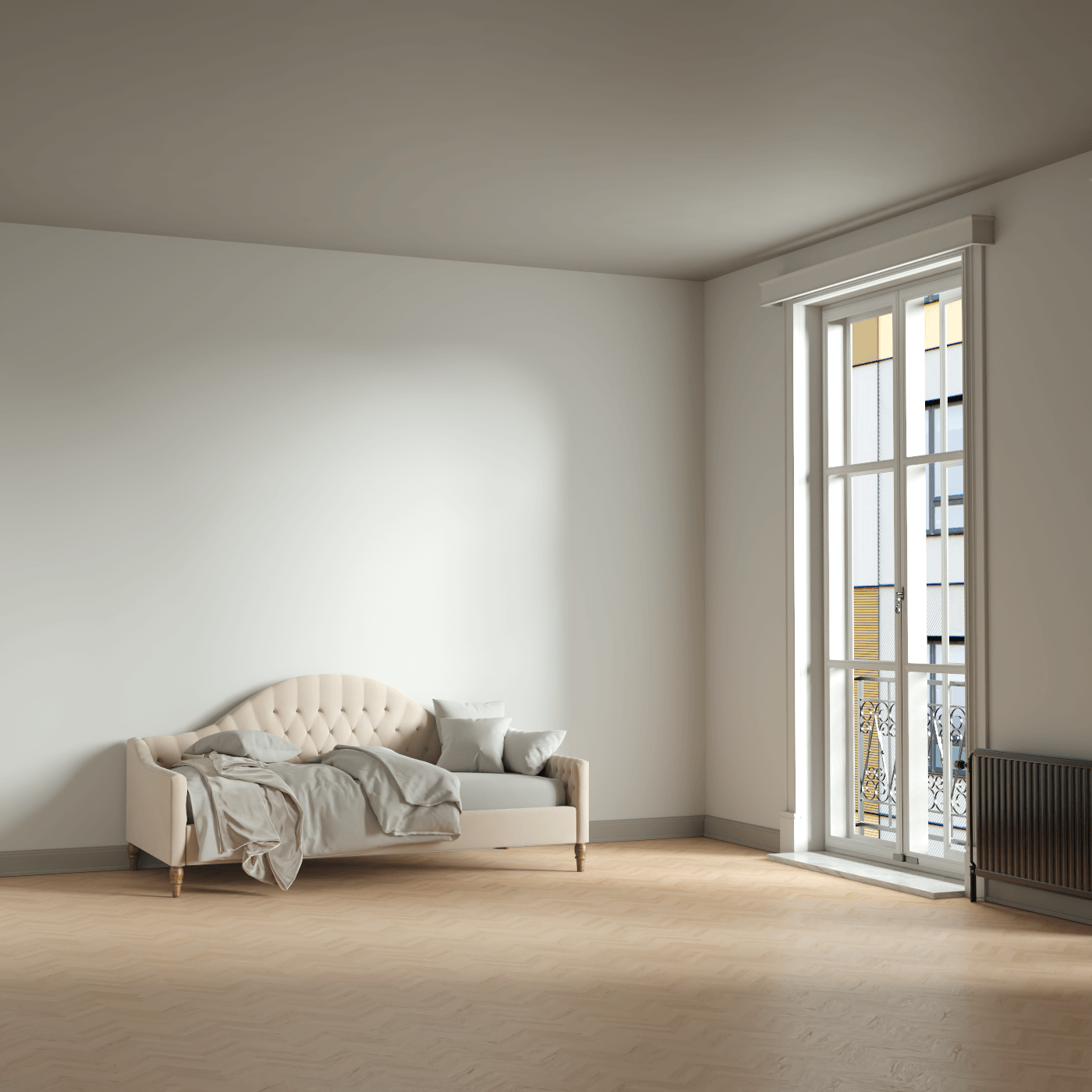 Elise Daybed with Elegant Curves and Versatile Comfort
