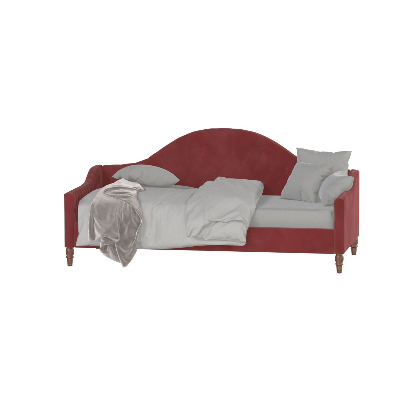 Elise Daybed with Elegant Curves and Versatile Comfort