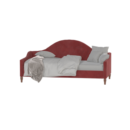 Elise Daybed with Elegant Curves and Versatile Comfort