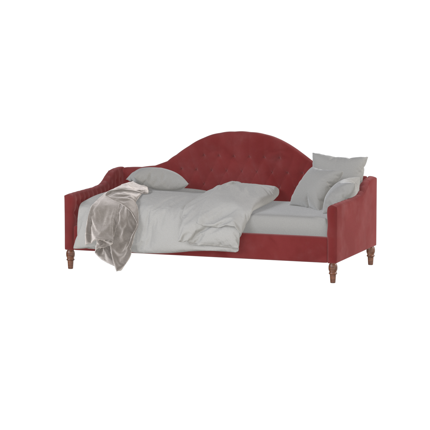 Elise Daybed with Elegant Curves and Versatile Comfort
