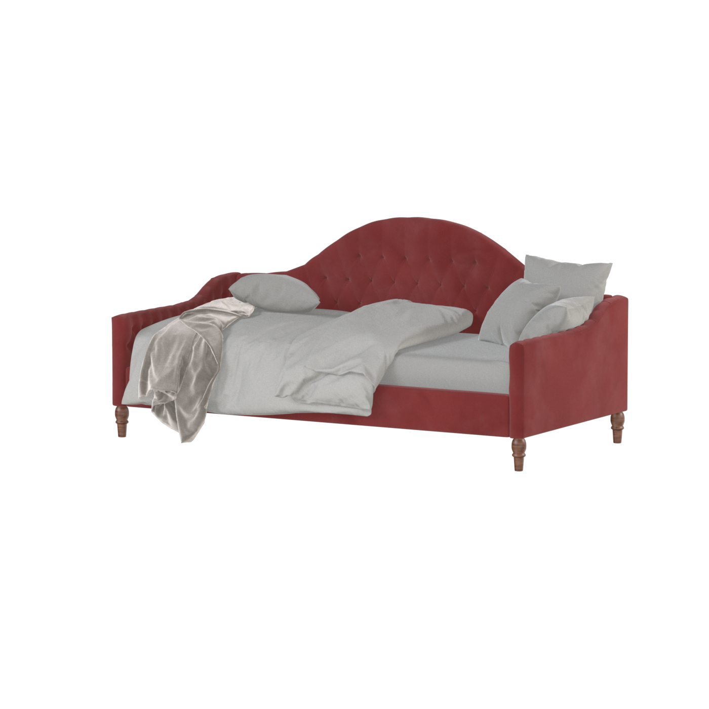 Elise Daybed with Elegant Curves and Versatile Comfort