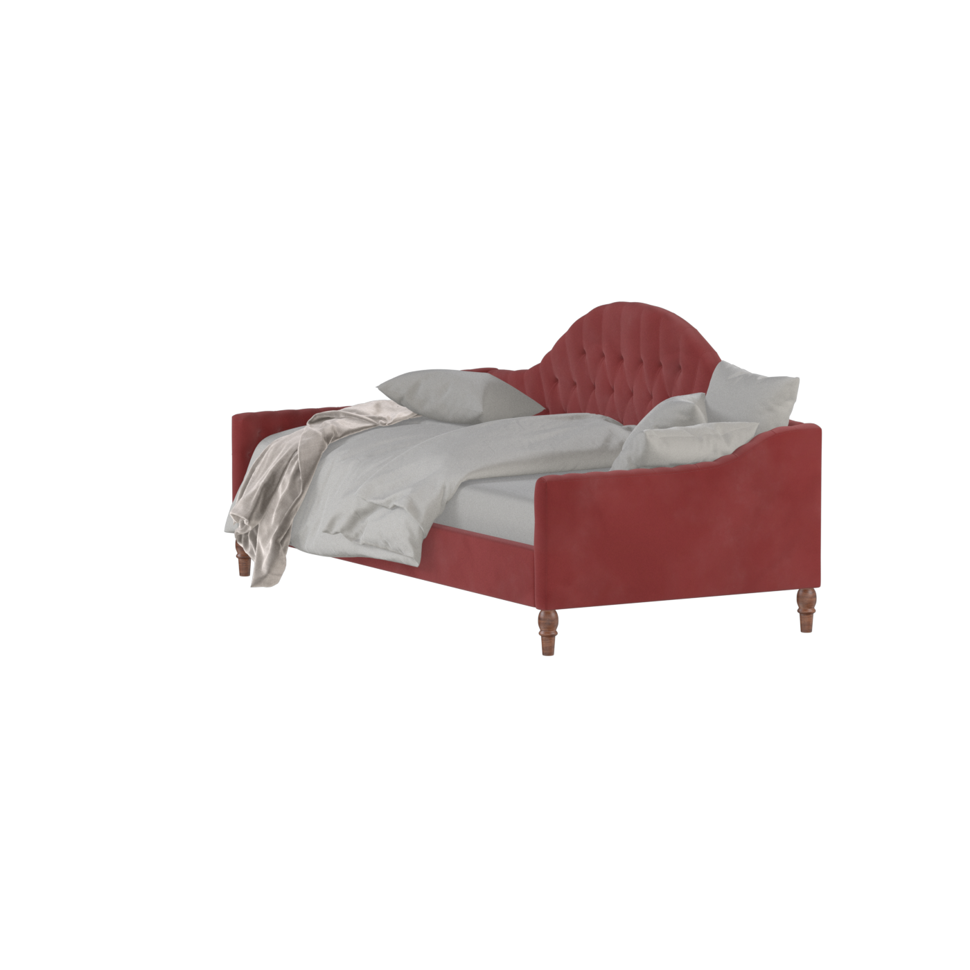 Elise Daybed with Elegant Curves and Versatile Comfort