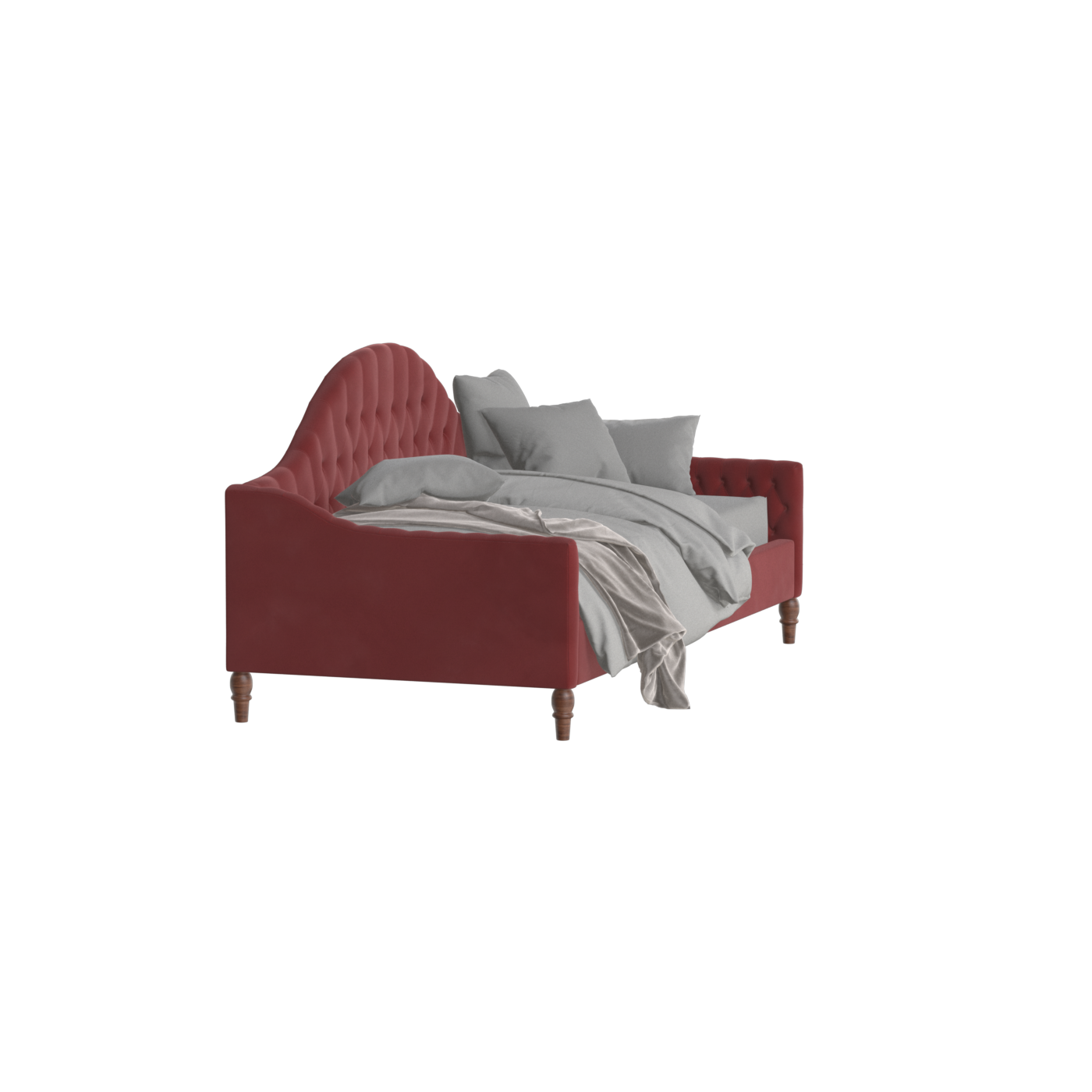 Elise Daybed with Elegant Curves and Versatile Comfort