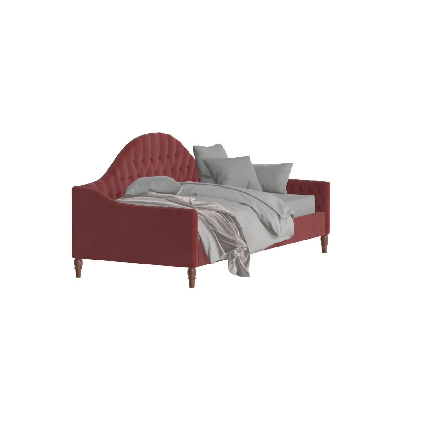 Elise Daybed with Elegant Curves and Versatile Comfort