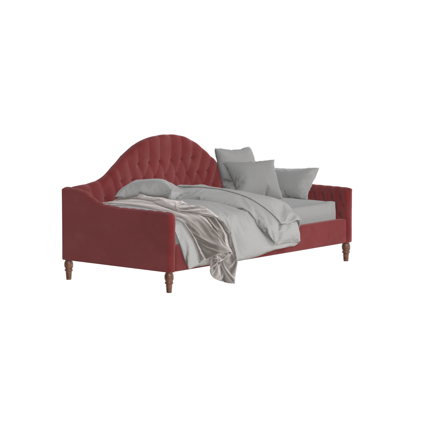 Elise Daybed with Elegant Curves and Versatile Comfort