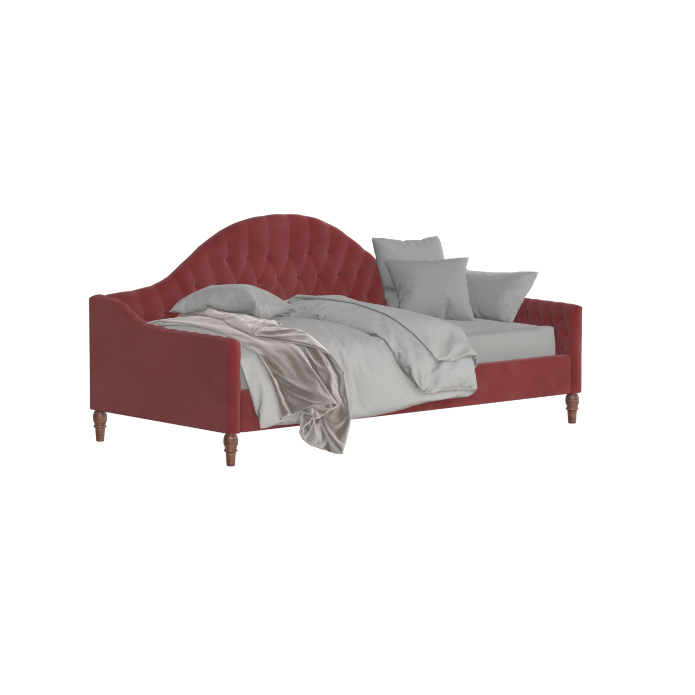 Elise Daybed with Elegant Curves and Versatile Comfort