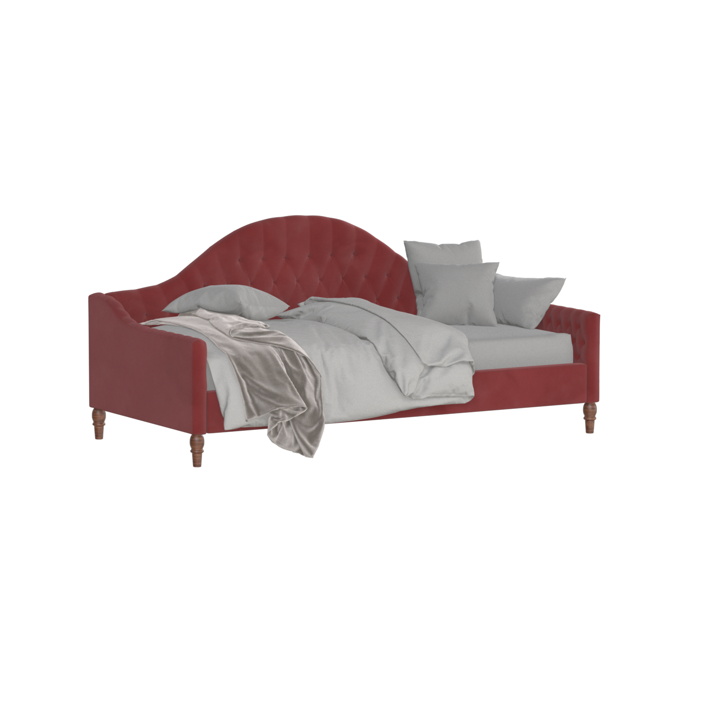 Elise Daybed with Elegant Curves and Versatile Comfort