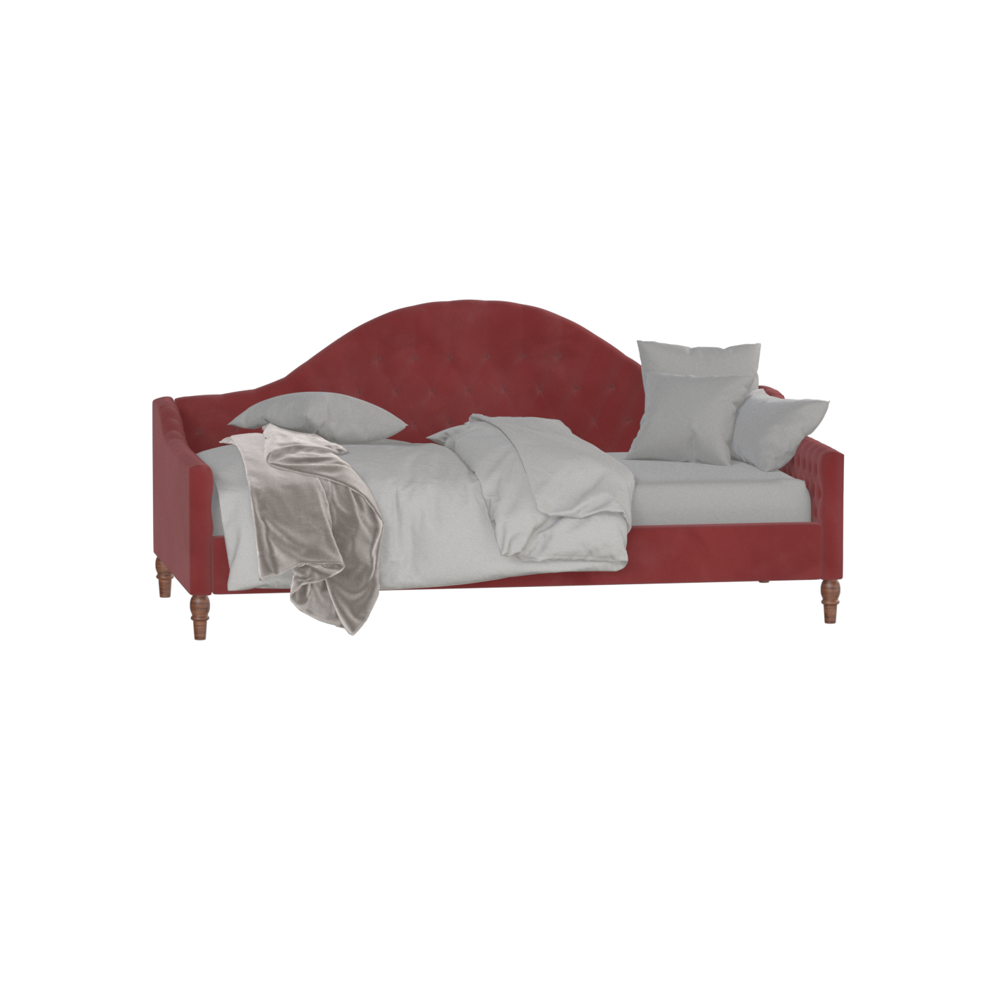 Elise Daybed with Elegant Curves and Versatile Comfort