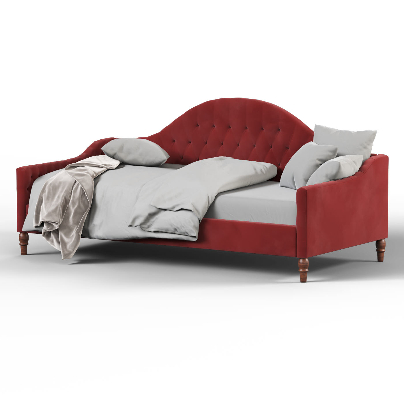 Elise Daybed with Elegant Curves and Versatile Comfort