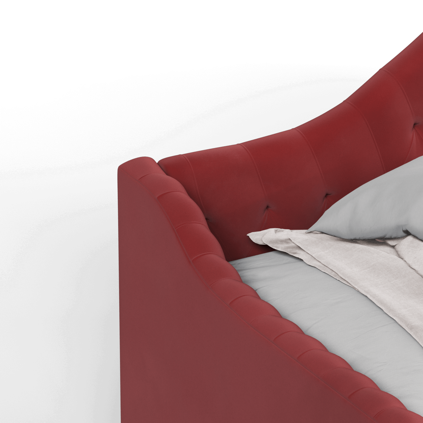 Elise Daybed with Elegant Curves and Versatile Comfort